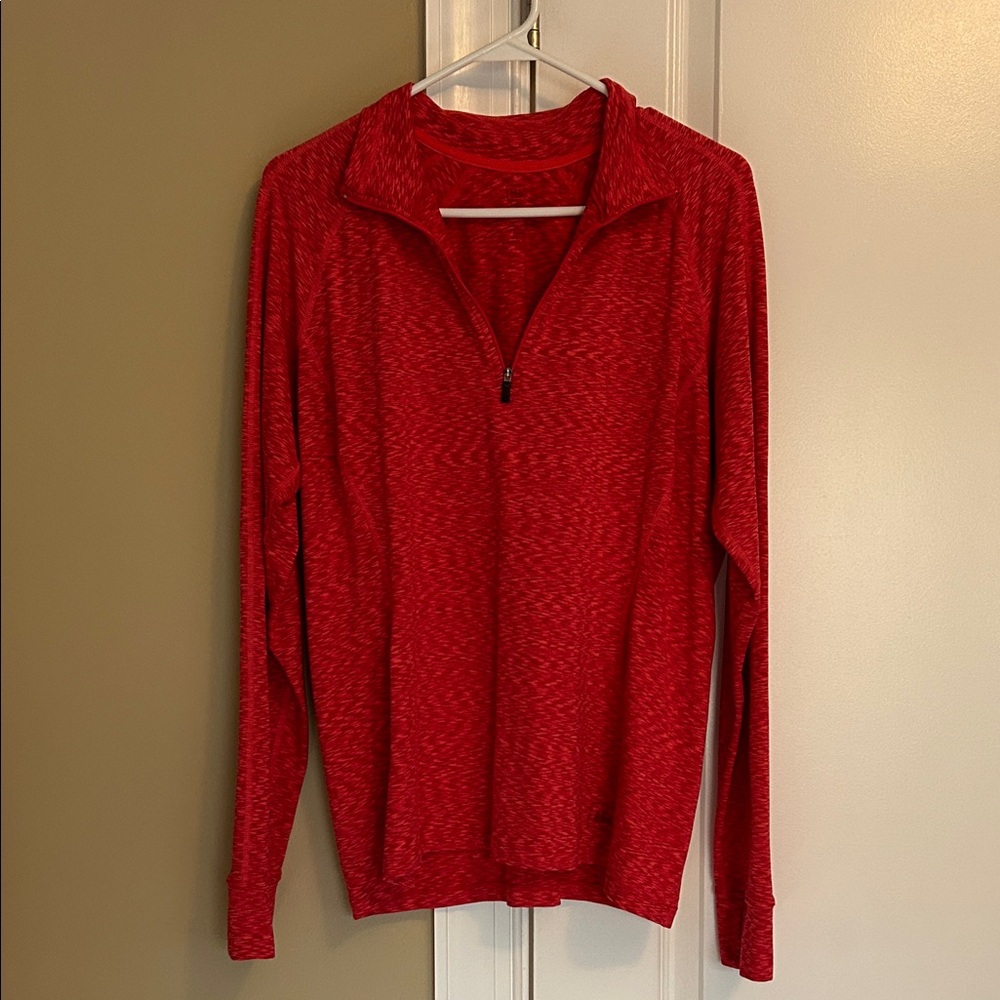 ✨ 5 for $50✨ Red Quarter-Zip Pullover